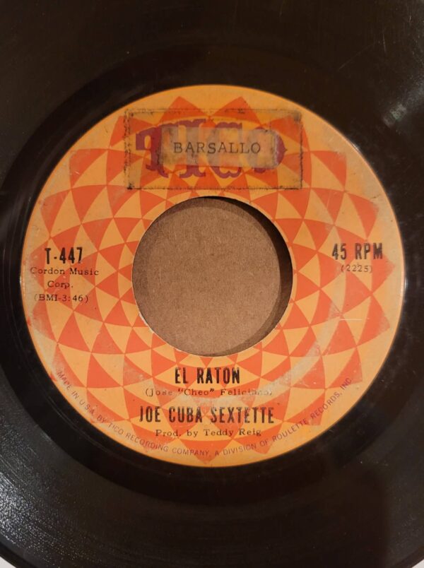 Joe Cuba El Raton 7" used vinyl G rating- no skips